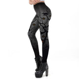 Leggings Gothique <br />  Corbeau Noir - L'Antre Gothique