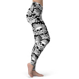 Leggings Gothique <br /> Crâne Flottante - L'Antre Gothique