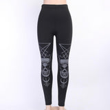 Gothic Leggings<br> Devil Skull