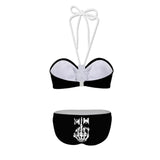 Gothic-Badeanzug<br> Skelettfinger