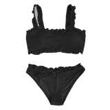 Maillot de Bain Gothique Plaine à Volants