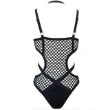 Gothic-Badeanzug<br> im Stricken