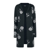 Manteau Gothique Imprimé de Crâne