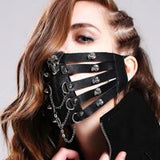 Gotische Maske<br> Mit Nieten