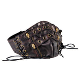 Gothic Mask<br> Brown Leather