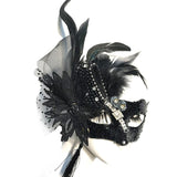 Masque Gothique En Plume