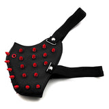 Gotische Maske<br> Rote Nieten