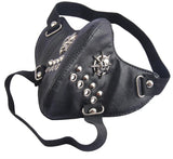 Gotische Maske<br> aus Leder
