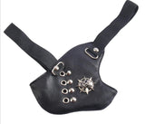 Gotische Maske<br> aus Leder