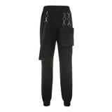 Pantalon Gothique Cargo à Chaîne