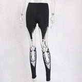 Pantalon Gothique Imprimé