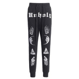 Pantalon Gothique Imprimé de Symbole