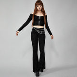Pantalon Gothique <br /> à Rayure