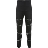 Pantalon Gothique à œillet bracelet