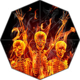 Parapluie Gothique <br /> Tête de Mort