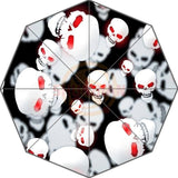 Parapluie Gothique <br /> Tête de Mort