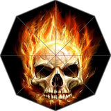 Parapluie Gothique <br /> Tête de Mort