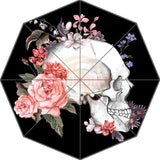 Parapluie Gothique Tête de Mort