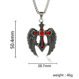 Pendentif Gothique <br /> Avec des Ailes D'aigles - L'Antre Gothique