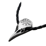 Pendentif Gothique Crâne Corbeau