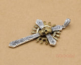 Pendentif Gothique <br />Crâne Mexicain - L'Antre Gothique