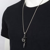 Pendentif Gothique <br /> Dragon Mitrailleuse - L'Antre Gothique
