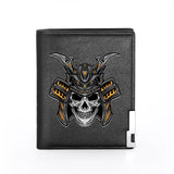 Portefeuille Gothique Crâne Viking
