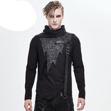 Gothic-Pullover<br> Rollkragen