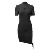 Robe Gothique Col Roulé