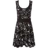 Robe Gothique <br /> Chic "Milky Way" - L'Antre Gothique