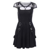 Robe Gothique Courte Noire