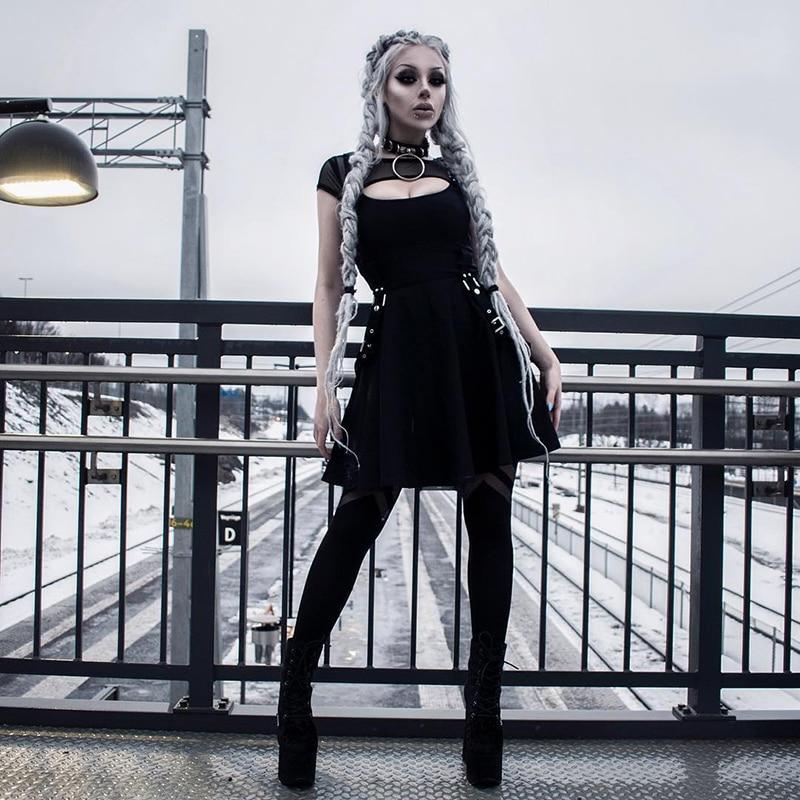 Short Black Gothic Dress Short Black Gothic Dress