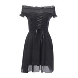 Robe Gothique Épaule Dénudée