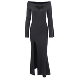 Robe Gothique Longue Chauve-Souris