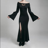 Gothic-Kleid<br> Lange Fledermaus