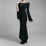 Gothic-Kleid<br> Lange Fledermaus