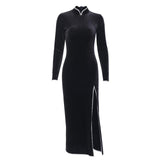 Robe Gothique Longue Fendu