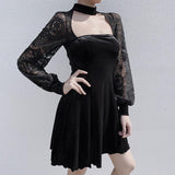 Gothic-Kleid<br> Lange lange Ärmel