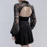 Gothic-Kleid<br> Lange lange Ärmel