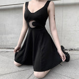 Gothic-Kleid<br> Kurzer Mond