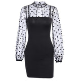 Robe Gothique Maille Transparent