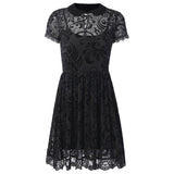 Robe Gothique Manche Courte