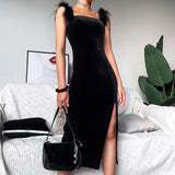 Robe Gothique <br /> Moulante Dos Nu