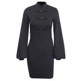 Robe Gothique Noir Punk