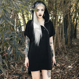 Robe Gothique <br /> Punk à Capuche