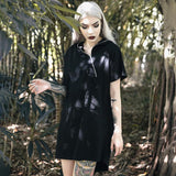 Robe Gothique <br /> Punk à Capuche
