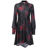 Robe Gothique Rose Rouge