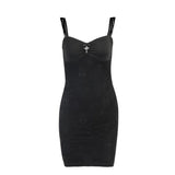 Robe Gothique Tête de Mort