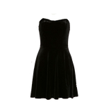 Robe Gothique Velours Sans Manche