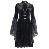 Robe Gothique Velours Vintage